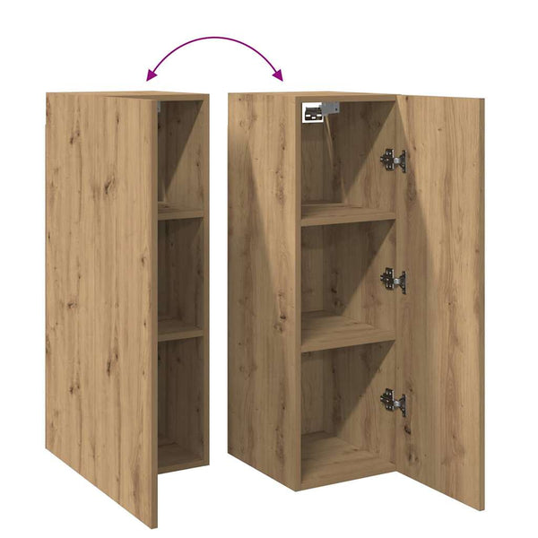 TV-Schränke Artisan-Eiche, 2er Set