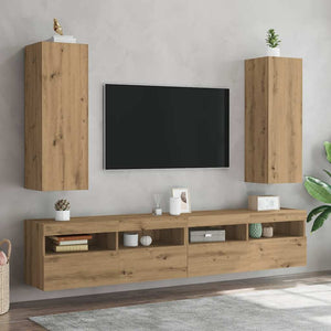TV-Schränke Artisan-Eiche, 2er Set