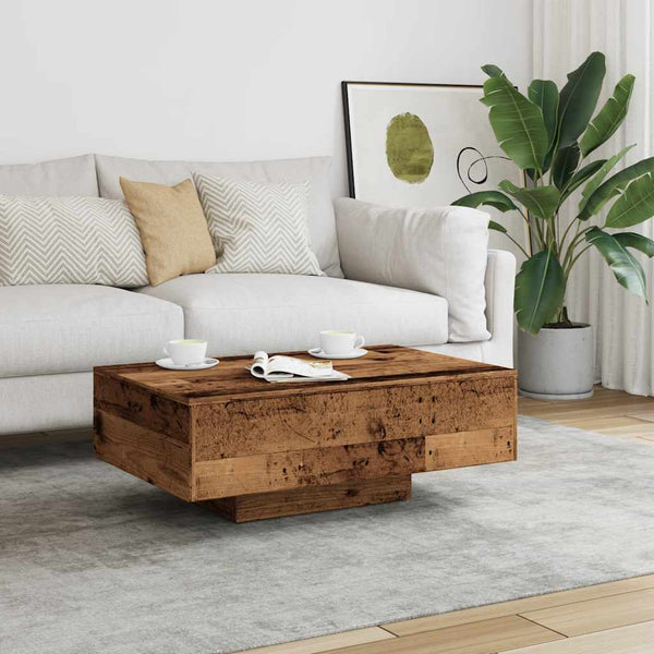 Couchtisch Altholz-Optik 85x55 cm
