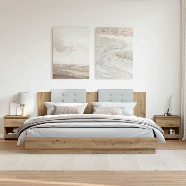 Nachttische 2er Set Artisan Eiche