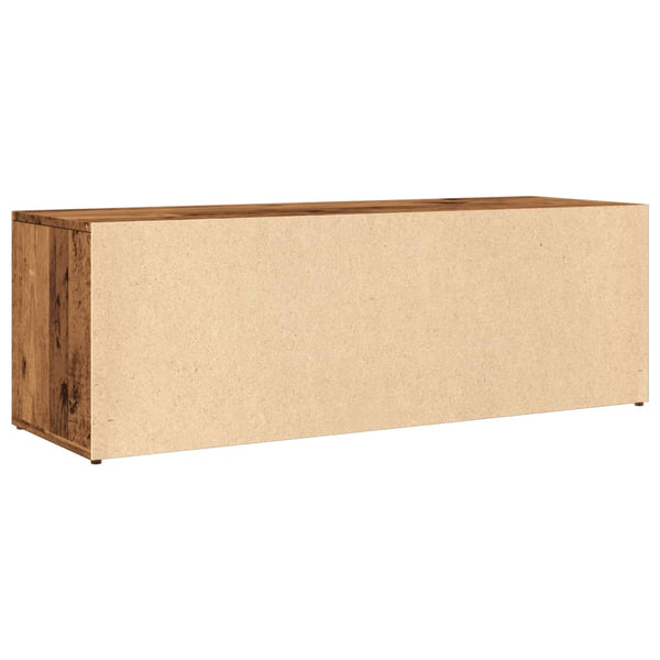 Schuhbank Altholz-Optik, 105 cm
