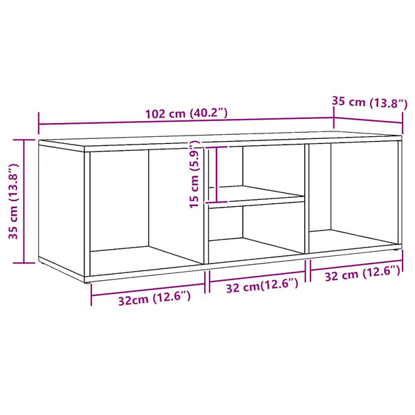 Schuhbank Artisan Eiche 105 cm