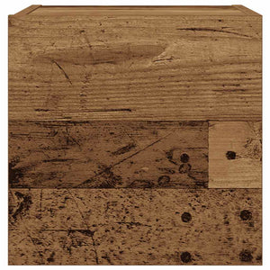 TV-Wandschrank Altholz-Optik 30x30 cm