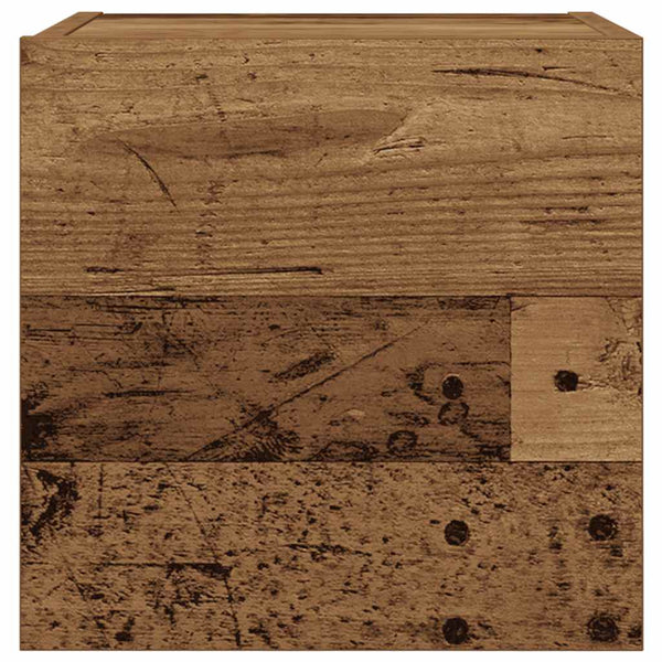 TV-Wandschrank Altholz-Optik 30x30 cm