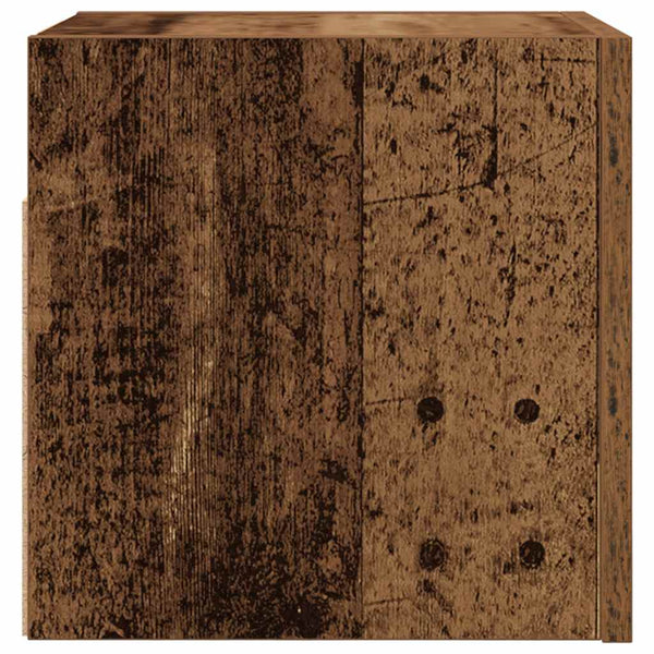 TV-Wandschrank Altholz-Optik 30x30 cm