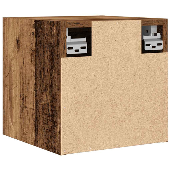 TV-Wandschrank Altholz-Optik 30x30 cm