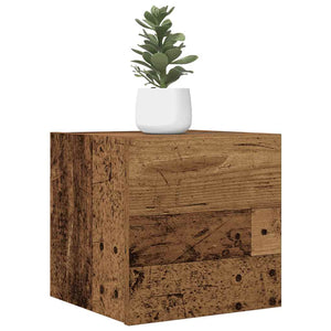 TV-Wandschrank Altholz-Optik 30x30 cm
