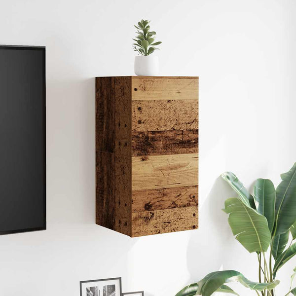 TV-Wandschränke 2er Set Altholz-Optik