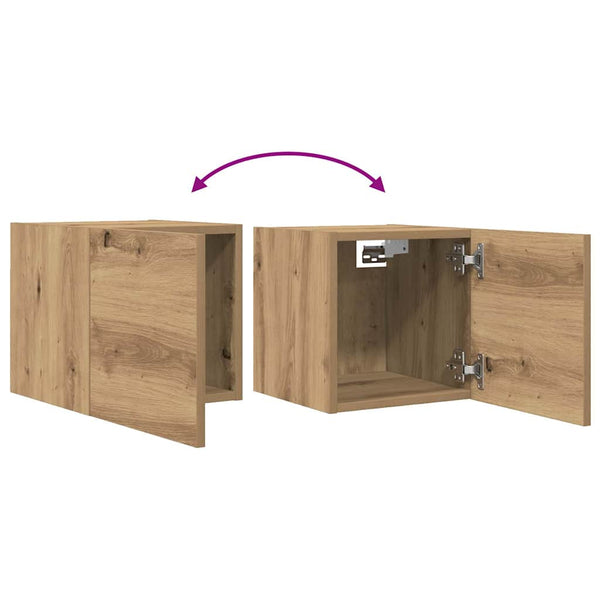 TV-Wandschränke 2er Set Artisan-Eiche