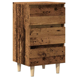 Nachttisch Altholz-Optik 40x35x69 cm