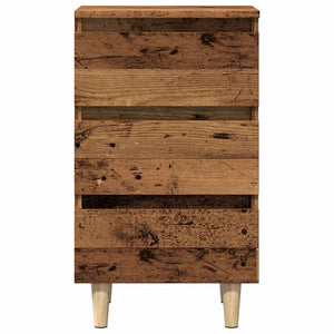 Nachttisch Altholz-Optik 40x35x69 cm