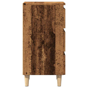 Nachttisch Altholz-Optik 40x35x69 cm
