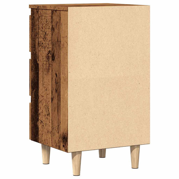 Nachttisch Altholz-Optik 40x35x69 cm