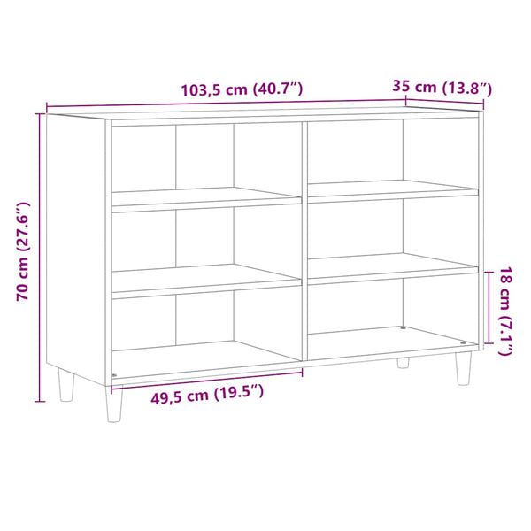 Sideboard Artisan Eiche 103,5 cm