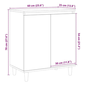Sideboard Altholz-Optik 60x35x70 cm