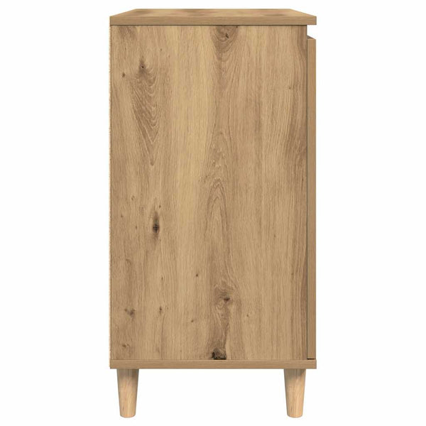 vidaXL Commode Chêne Artisan 60x35x70 cm Bois d'ingénierie