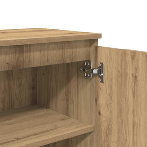 vidaXL Commode Chêne Artisan 60x35x70 cm Bois d'ingénierie