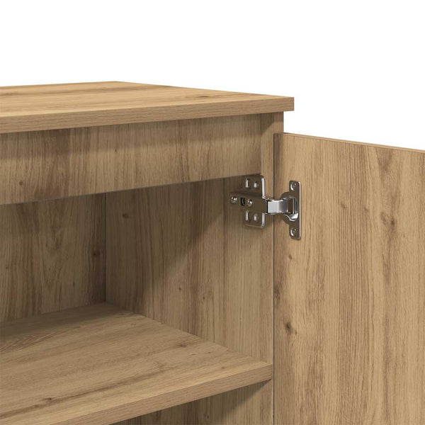 vidaXL Commode Chêne Artisan 60x35x70 cm Bois d'ingénierie