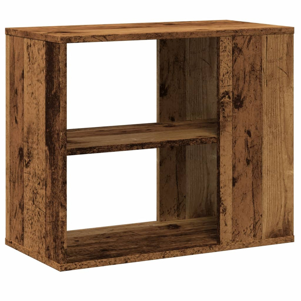 Beistellschrank Altholz-Optik 60x30x50 cm