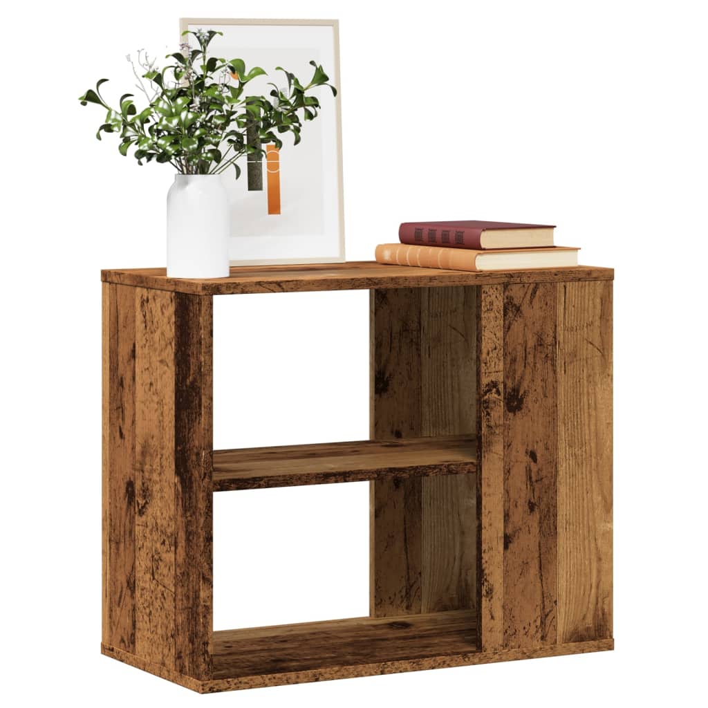 Beistellschrank Altholz-Optik 60x30x50 cm
