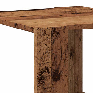 Couchtisch Altholz-Optik 40x40 cm