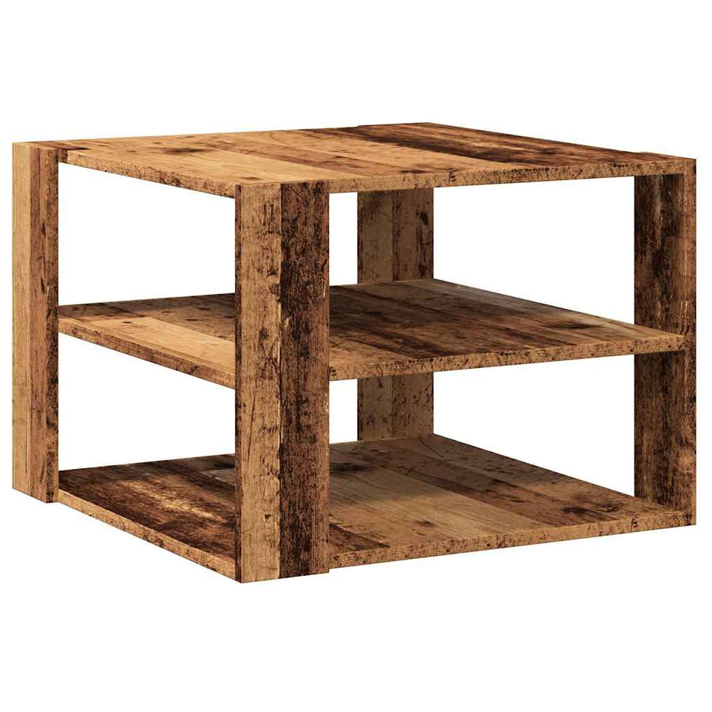 Couchtisch Altholz-Optik 58x58 cm