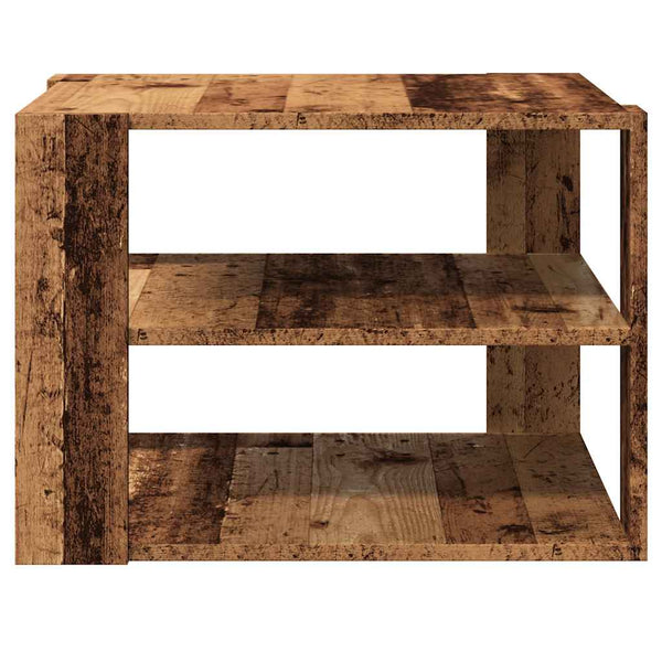 Couchtisch Altholz-Optik 58x58 cm