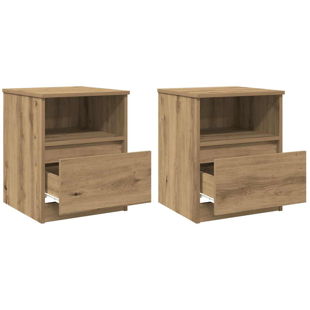 Nachttische 2er Set Artisan Eiche