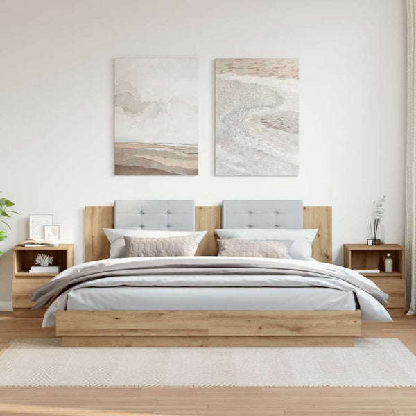 Nachttische 2er Set Artisan Eiche