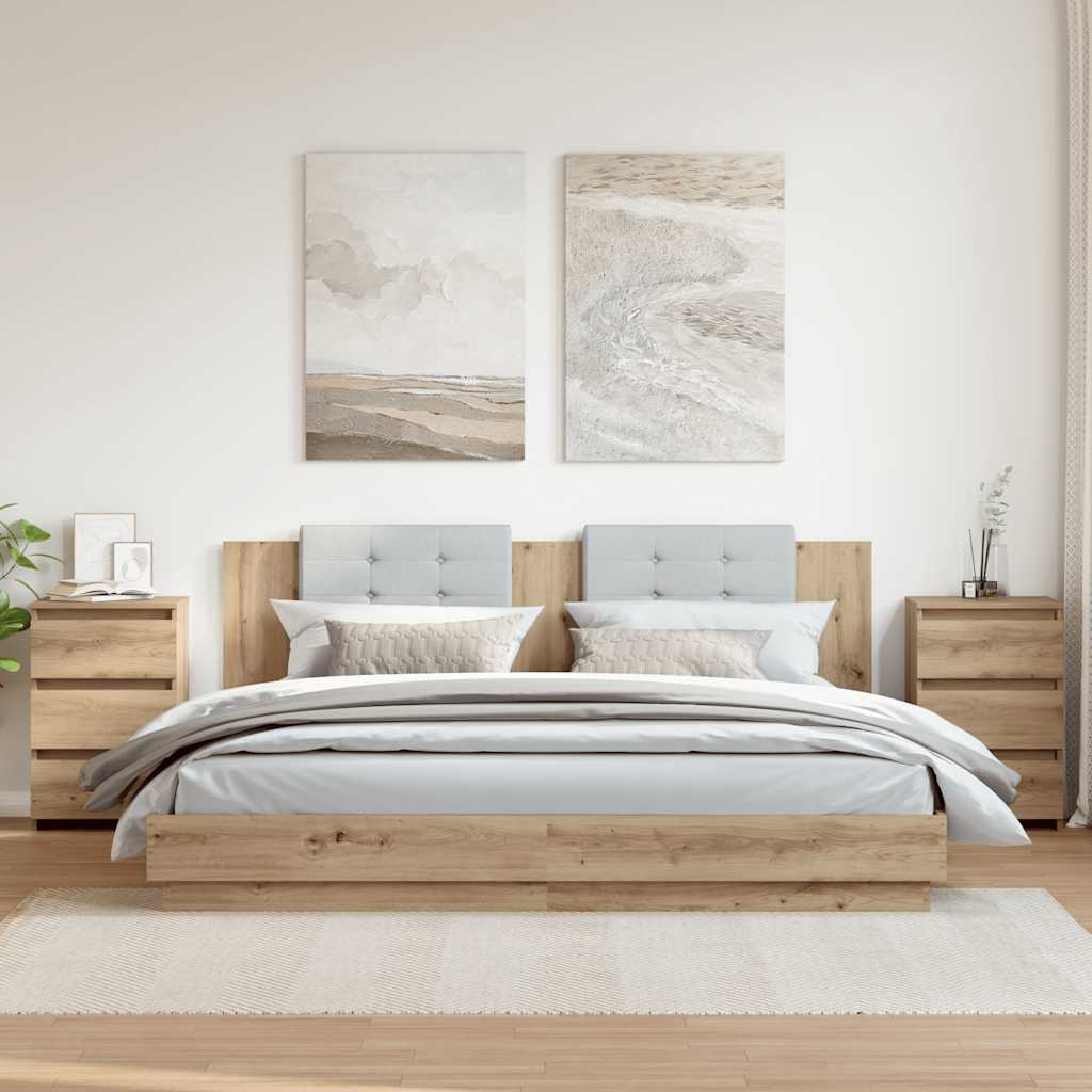 Nachttische 2er Set Artisan Eiche