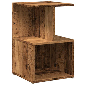 Nachttisch Altholz-Optik 35x35x55 cm