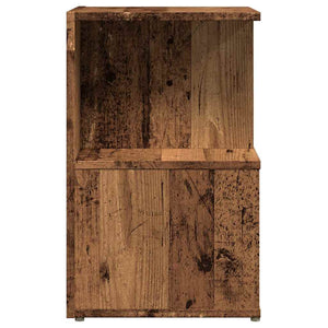 Nachttisch Altholz-Optik 35x35x55 cm