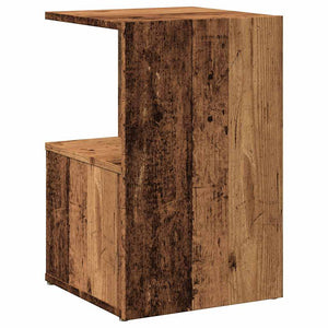 Nachttisch Altholz-Optik 35x35x55 cm