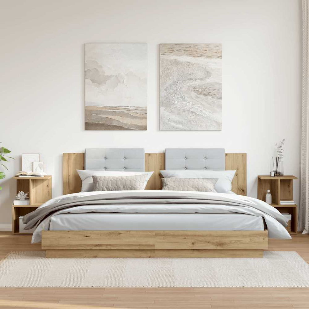 Nachttische 2er Set Artisan Eiche