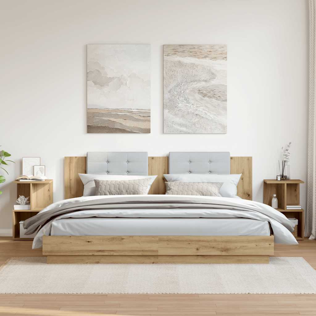 Nachttische 2er Set Artisan Eiche