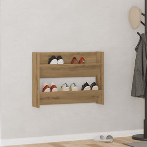 Wand Schuhregal Artisan Eiche 80cm