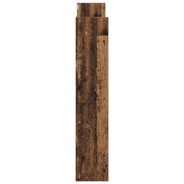 vidaXL Étagère à chaussures murale aspect bois de récupération 80x18x90 cm Bois d'ingénierie