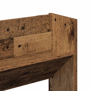 vidaXL Étagère à chaussures murale aspect bois de récupération 80x18x90 cm Bois d'ingénierie