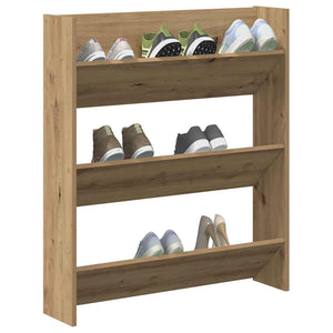 Wand Schuhregal Artisan-Eiche 80cm