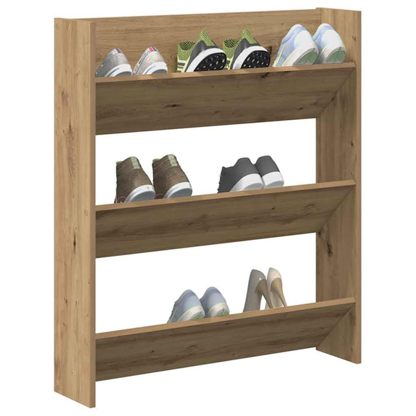 Wand Schuhregal Artisan-Eiche 80cm