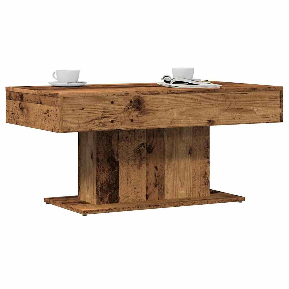 vidaXL Coffee Table Reclaimed Wood Look 96 x 50 x 45 cm Engineered Wood