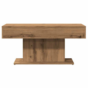 vidaXL Table basse chêne artisan 96x50x45 cm bois d'ingénierie