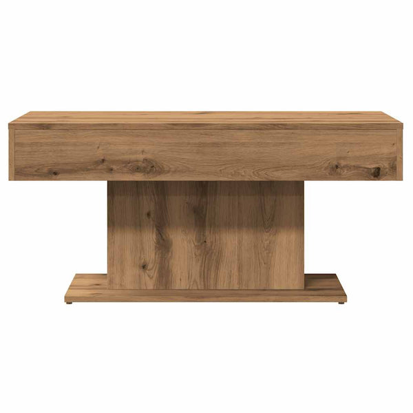 vidaXL Table basse chêne artisan 96x50x45 cm bois d'ingénierie