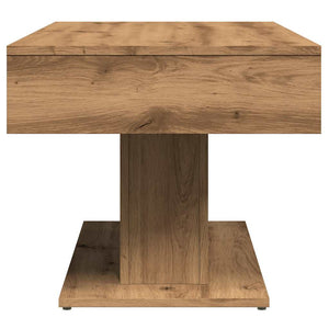 vidaXL Table basse chêne artisan 96x50x45 cm bois d'ingénierie