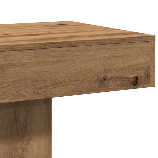 vidaXL Table basse chêne artisan 96x50x45 cm bois d'ingénierie