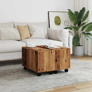 Couchtisch Altholz-Optik, 60x60 cm