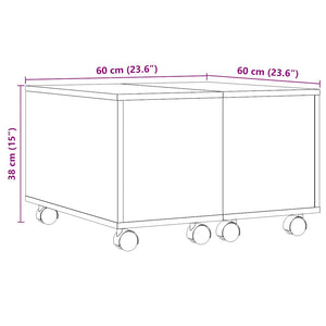 Artisan Eiche Couchtisch 60x60 cm