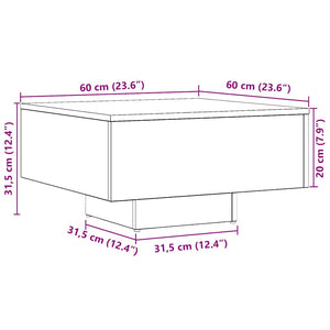 Couchtisch Artisan Eiche 60x60 cm