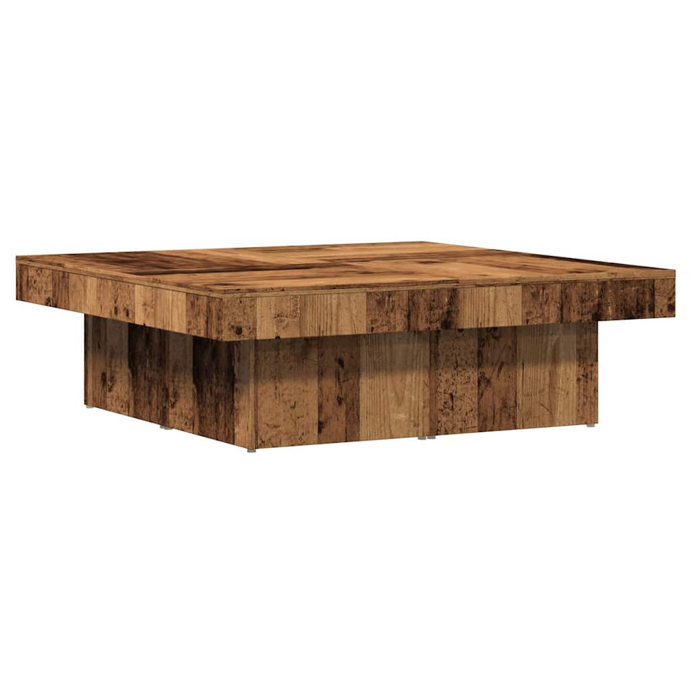 vidaXL Coffee Table Reclaimed Wood Look 90x90x28 cm Engineered Wood