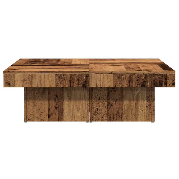 Couchtisch Altholz-Optik 90x90 cm